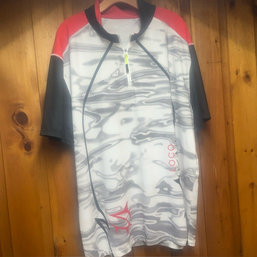 Loco Kaile Men’s Outdoor Fishing  Shirt 1/4 Zip Size XXL 2XL Breathable Light